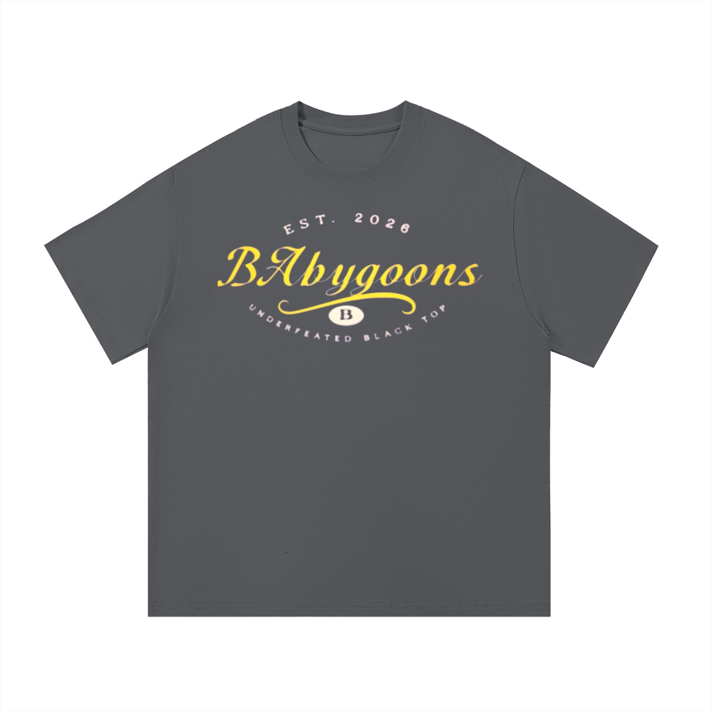 Essential Cotton T-Shirt BG BABY GOONS UNDEFEATED BLACK TOP - Image 7