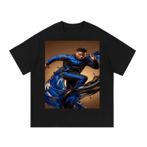 Essential Cotton T-Shirt BG BABY GOONS UNDEFEATED BLACK TOP