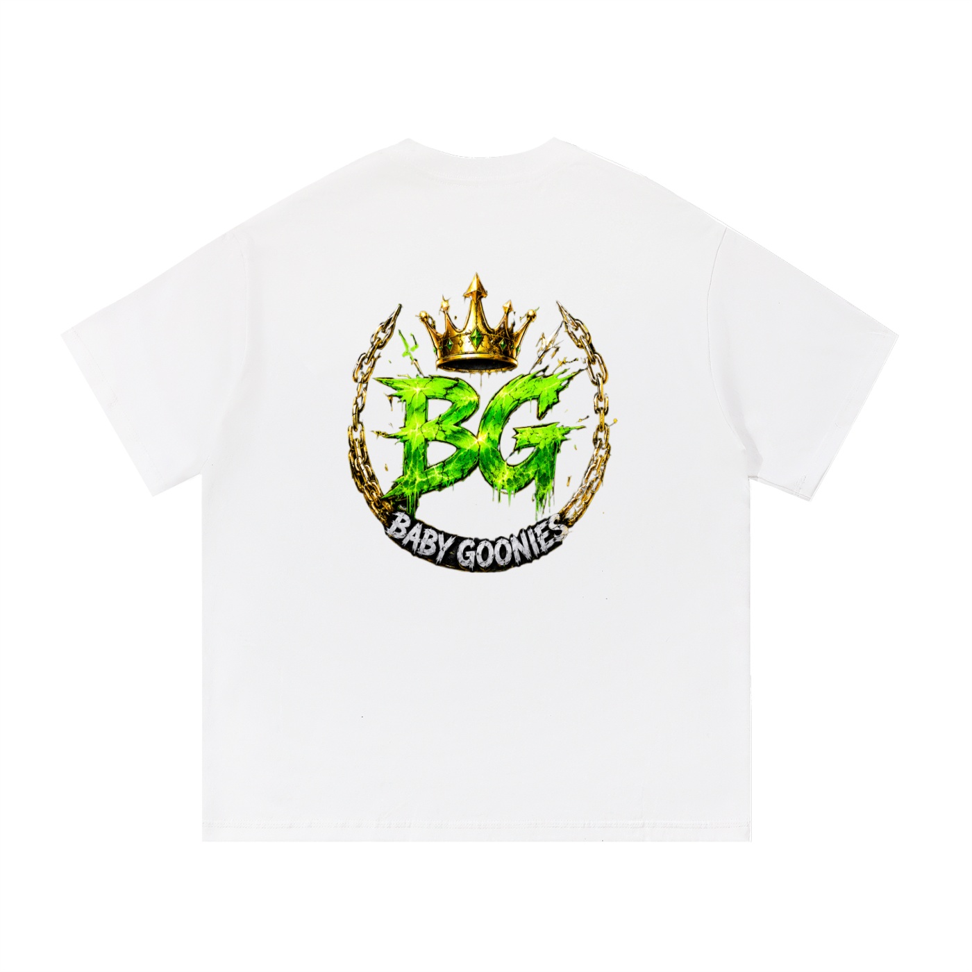 Essential Cotton T-Shirt BG BABY GOONS UNDEFEATED BLACK TOP - Image 12