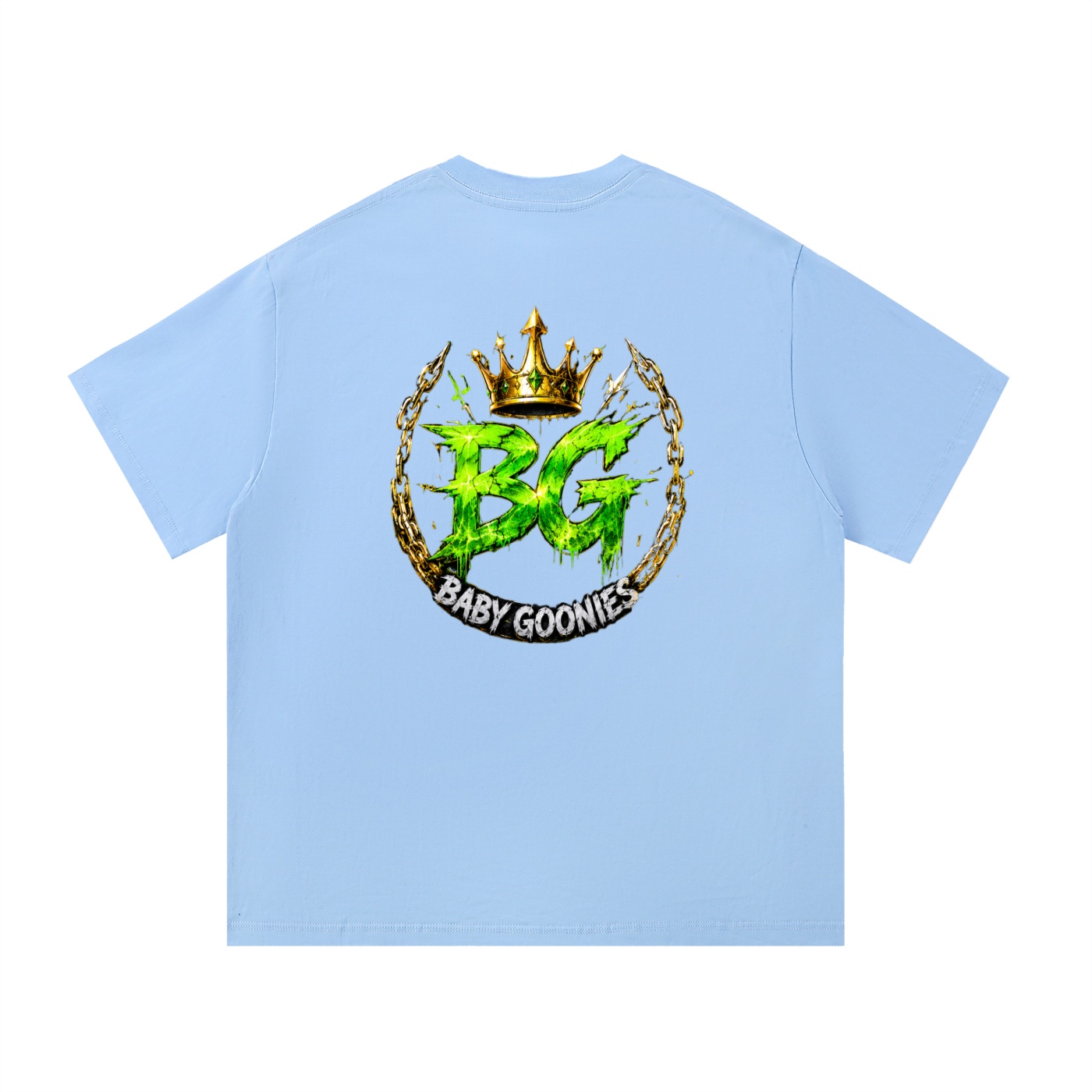 Essential Cotton T-Shirt BG BABY GOONS UNDEFEATED BLACK TOP - Image 10