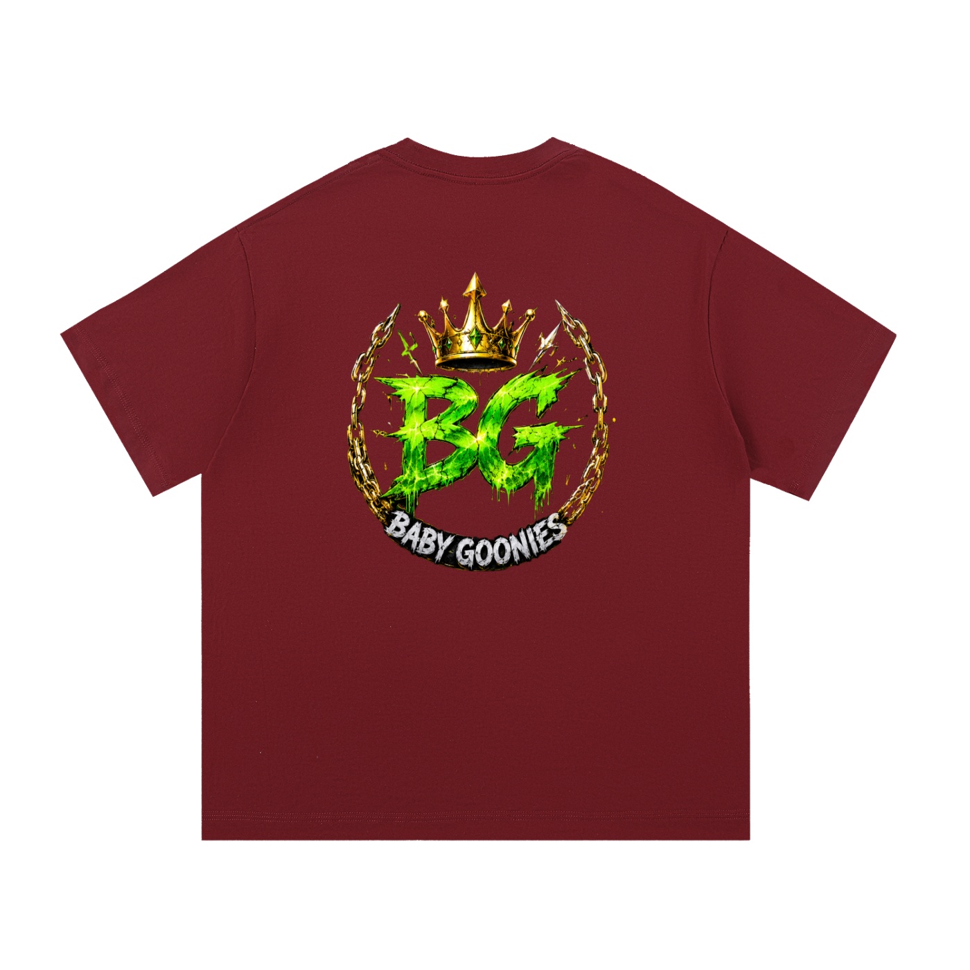 Essential Cotton T-Shirt BG BABY GOONS UNDEFEATED BLACK TOP - Image 6