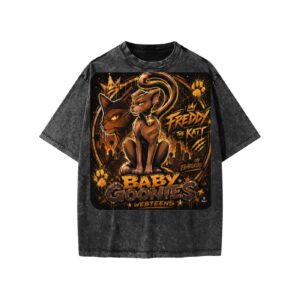 Snow Washed Kids' T-Shirt BG BABY GOONIES WEBTEENS FREDDY THE KATT