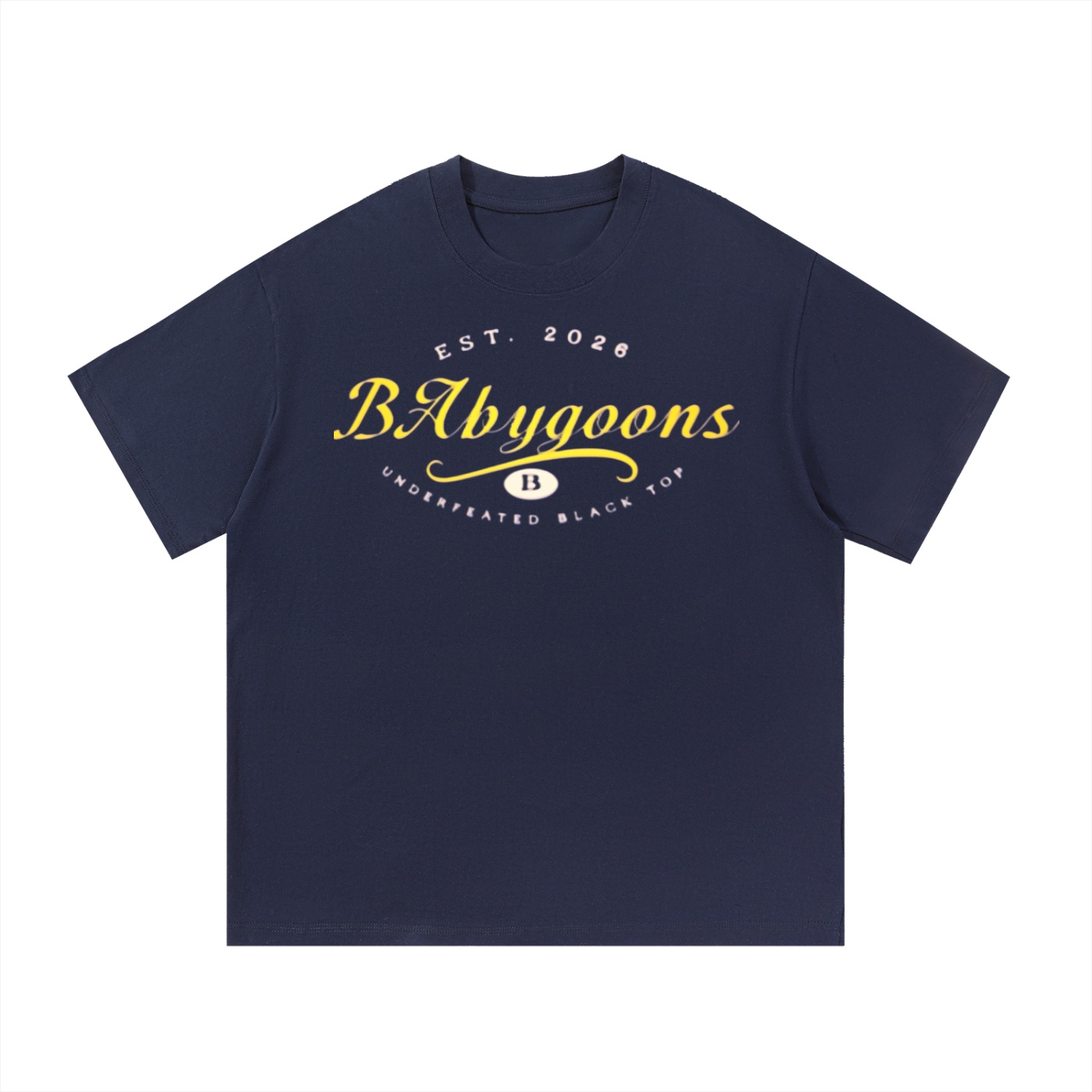 Essential Cotton T-Shirt BG BABY GOONS UNDEFEATED BLACK TOP - Image 11