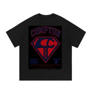 Essential Cotton T-Shirt BG BABY GOONS UNDEFEATED BLACK TOP COMPTON