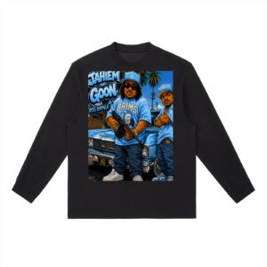 Essential Crewneck Long-Sleeve T-Shirt BG BABYGOONS UNDEFEATED BLACK TOP