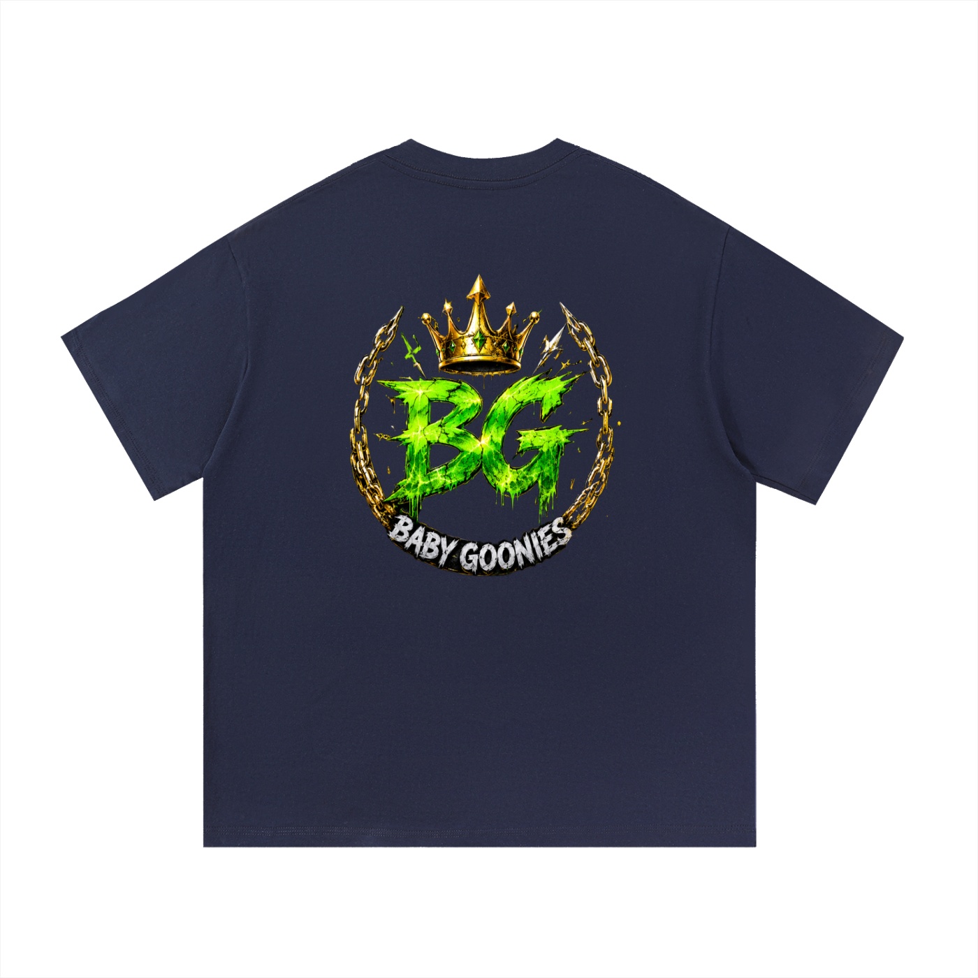 Essential Cotton T-Shirt BG BABY GOONS UNDEFEATED BLACK TOP - Image 14