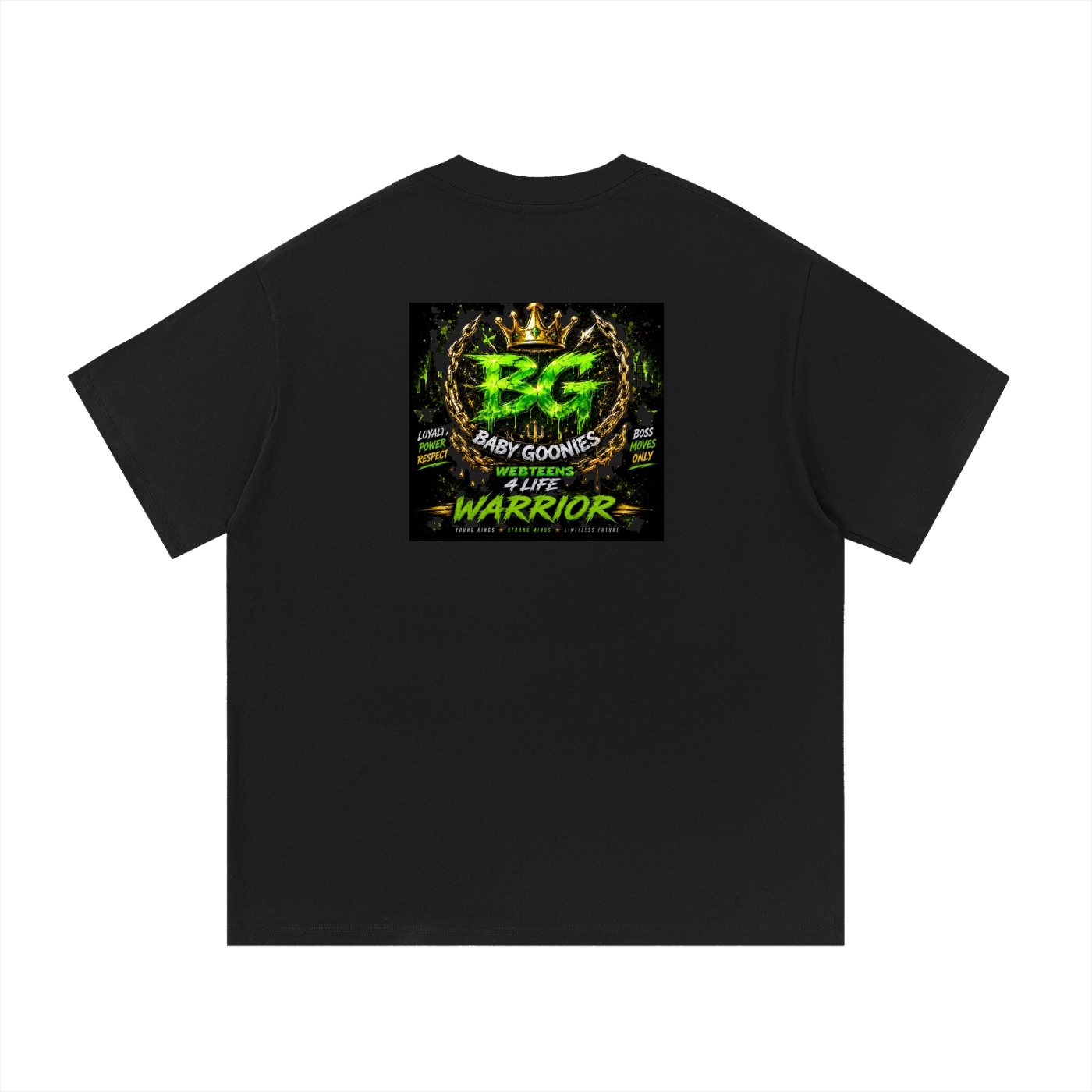 Essential Cotton T-Shirt. BG BABY GOONIES WEBTEENS WARRIOR - Image 2