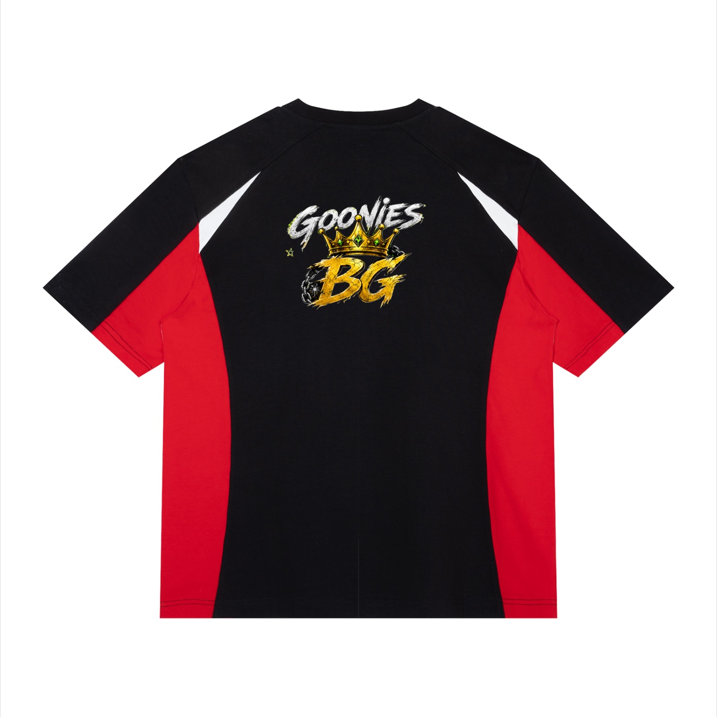 Unisex Color Block Raglan T-Shirt BG BABY GOONIES WEBTEENS WARRIOR - Image 6