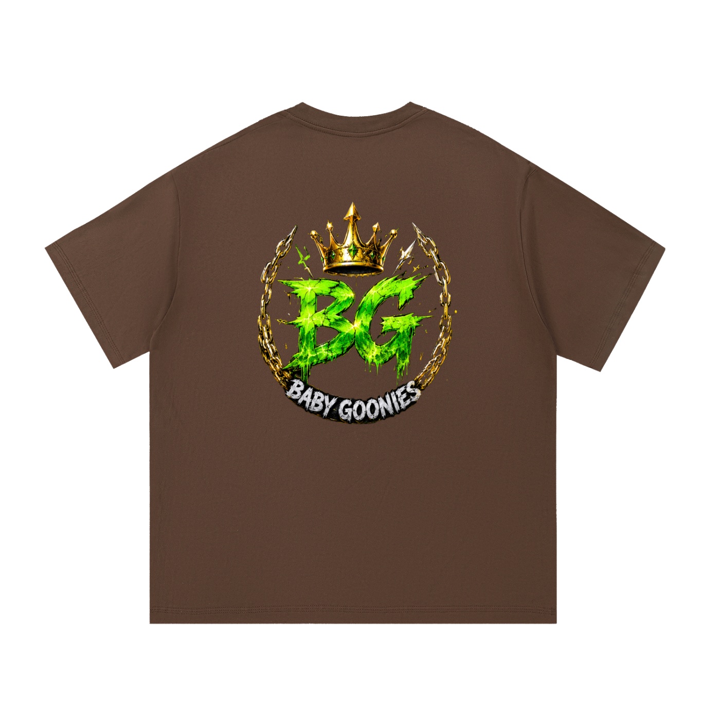 Essential Cotton T-Shirt BG BABY GOONS UNDEFEATED BLACK TOP - Image 4