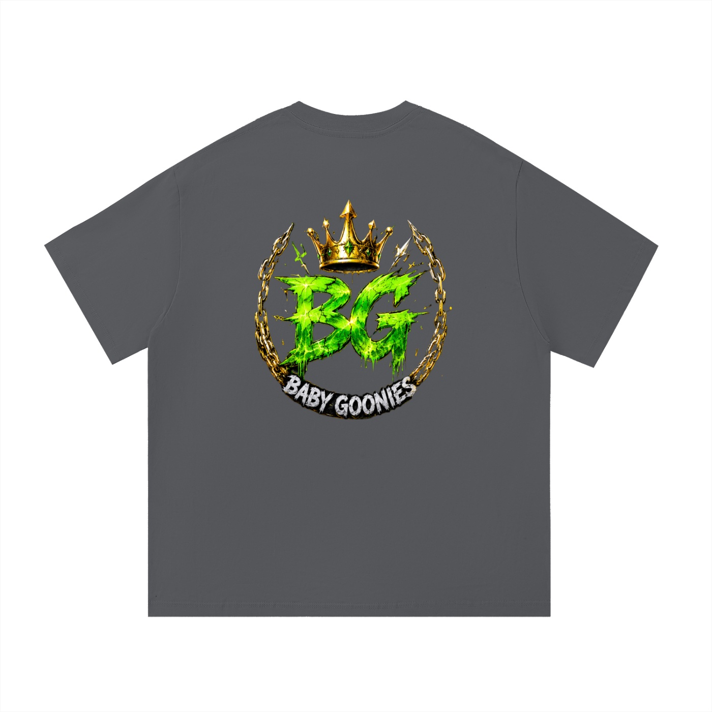 Essential Cotton T-Shirt BG BABY GOONS UNDEFEATED BLACK TOP - Image 8