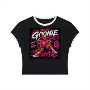 Women's Slim Color Block T-Shirt BG GOONIE GIRL'S
