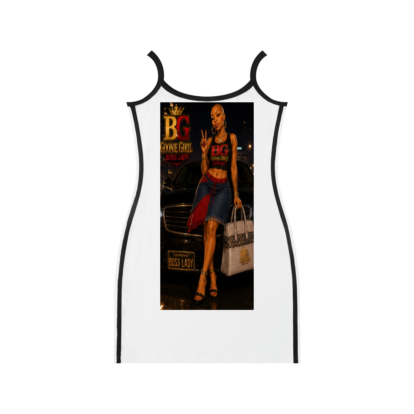 Women's Color Block Mini Dress - Image 5