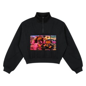 Women’s Loose Fleece Quarter-Zip Sweatshirt