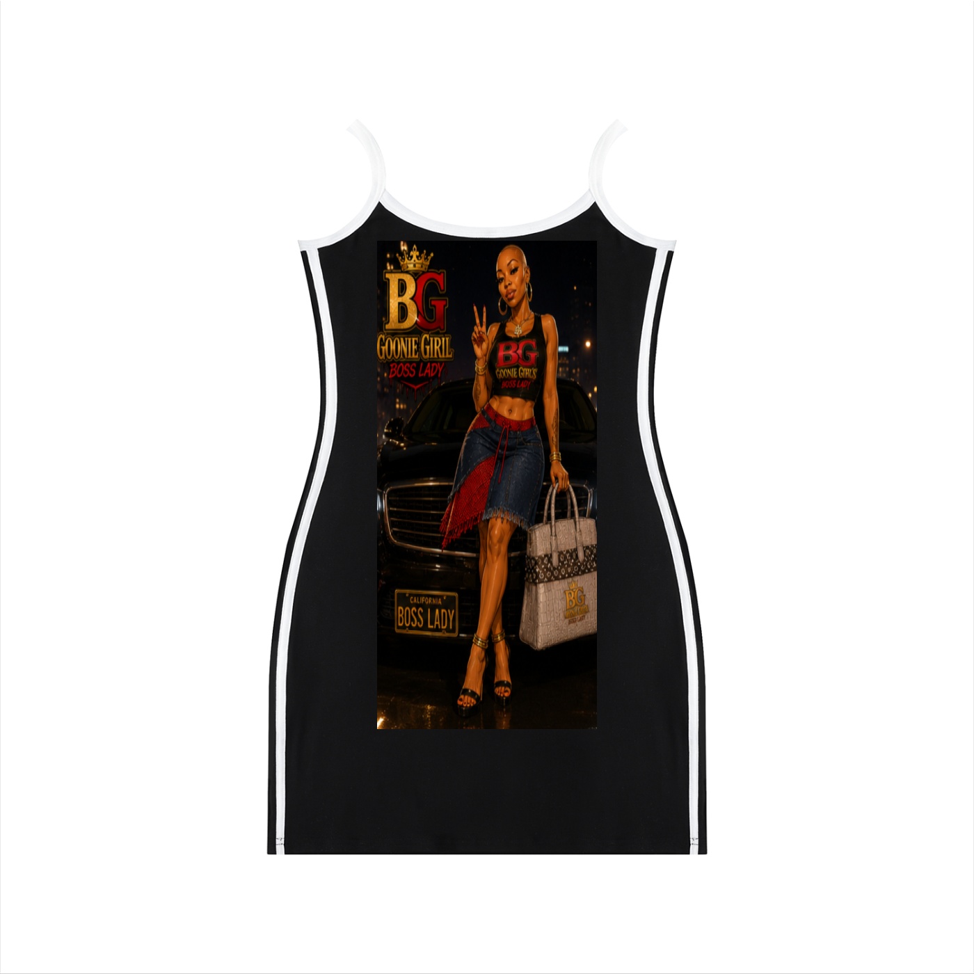 Women's Color Block Mini Dress